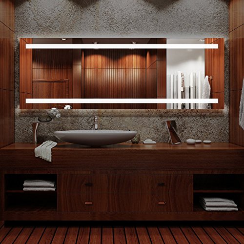 Arezzo - LED Badspiegel mit Beleuchtung - (B) 150 cm x (H) 70 cm
