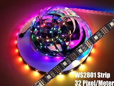 LEDNexus WS2801 Ambilight Bandes LED RVB 32 LED par mètre Vendu au mètre CC 5 V