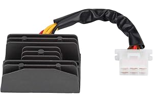 BOPPON Terisass Rectifier Motorcycle Voltage Regulator Rectifier Motorcycle Parts Electrical Components Fit for EN400 EN500 EL250 EL252 Z750 EX400 Kle400 Zx400 + rectifier regulator er5