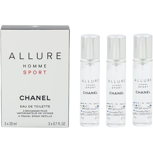 Chanel Allure homme sport Eau De Toilette spray, 3 x 20 ml