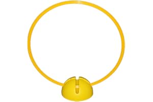BOJE SPORT Agility Sport pour Chiens - Socle Multi-Fonctions remplissable avec Cerceau Ø ca. 70 cm, Couleur: Jaune - 1x xsR70y