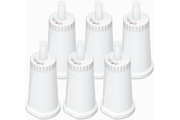 Replacement Sage Fully Automatic Coffee Machines Filter Replacement for Sage Barista Express Pro Water Filter Water Filter for SES810/SES880/SES920/SES980/SES990 (6-pack)