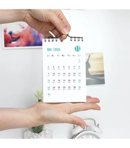 Mini Calendar 2026, 6'' X 9'' Small Calendar Runs From January 2026 Unitl June 2027, Little Notepad Calendar For Wall, Desk, Bulletin Board Or Fridge - View #5