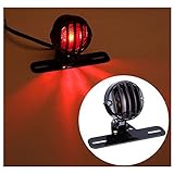 Zustand: 100% neu. DLLL Grill Motorrad Retro Metall LED Rücklicht Bremse Stop Kennzeichenbeleuchtung Lampe Rücklicht Universal