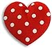 Leschi Warming pillow (for babies) | 36847 | Warming Heart | small | Colour: Polka dot red