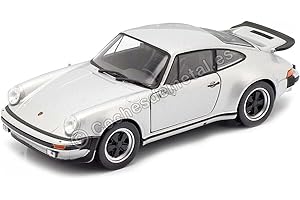 Porsche 911 Turbo 3.0, srebrny, 1974, model samochodu, gotowy model, Welly 1:24