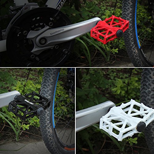 Fahrrad Radfahren Bike Pedale, NATUCE Neu Aluminium Mountainbike Pedale Rennrad Hybrid Pedale für 9/16 Zoll - 8