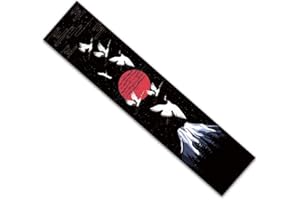 Rayauto 47"X10" Sport Outdoor Skateboard Longboard Dancing Board Double Rocker Board Penny Cruiser Board Waterproof Diamond Griptape Sheet Sticker Deck Sandpaper