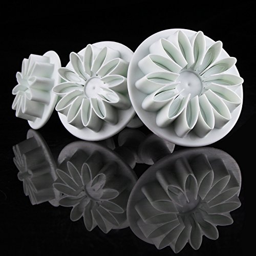 Swees Fondant Ausstecher DIY 33 tlg Ausstechform Stempel Modellierwerkzeug Glätter Fondant Marzipan Tortendeko & Klein Marzipan-Messer Kuchen Cutter Modellierwerkzeug - 5