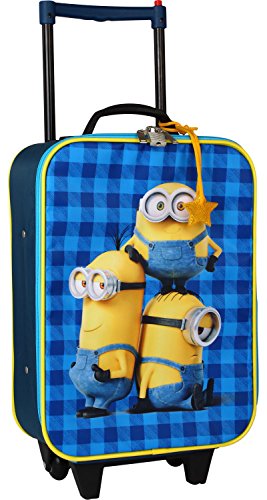 Preisvergleich Produktbild fabrizio DespicableMe 2-Rad Kindertrolley Minions 37cm blau
