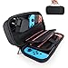 Produktbild Hestia Goods Nintendo Switch Tasche- Harte Tragetasche auf die Reise für Nintendo Switch, Große Aufbewahrung von 20 Spiele, Lade-Adapter, Konsole & Zubehör