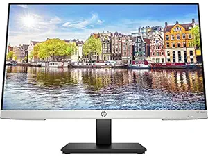 HP 23.8-Inch Ultra-Slim Led IPS Monitor -16:9 Fhd, Micro-Edge, Vesa Mount, Built-in Speakers, 75 Hz Refresh Rate, Hdmi, Display Port 1.2 and Vga Ports - HP 24Mh Display with Audio - 7Xm23Aa (Silver)