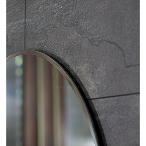 B-WARE Badspiegel Kristallspiegel oval 60 x 45 cm 600 x 450 mm - 2