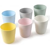 Plank Ikea 004 613.79 Kids Plastic Cup Pastel Multi Color 17cm (Pack of 6)