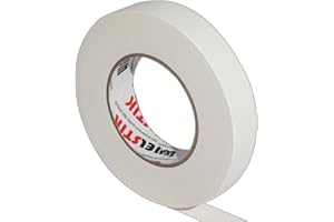 WELSTIK Thin Gaff Tape 25MM*30.2M Gaffa Tape Matt Cloth Tape, White