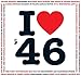 Produktbild 1946 Geburtstag Geschenken - 1946 CD-und 1946 I Heart Grußkarten