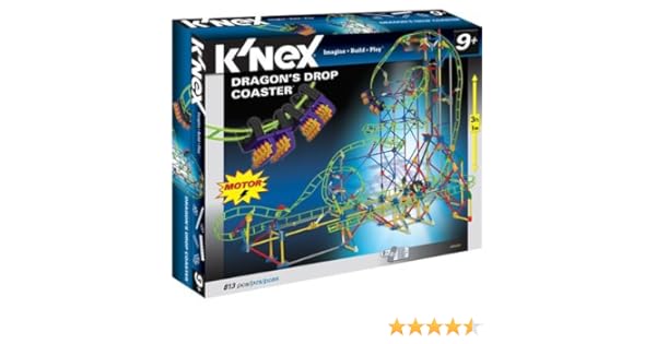 knex dragon drop roller coaster