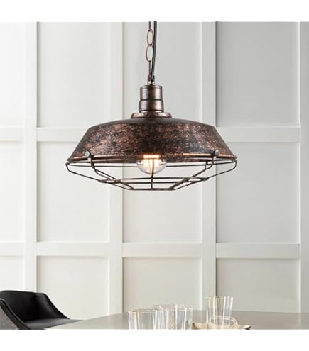 QAZQA Lina - Suspension - 1 Lumière - 45 Cm - Marron - Scandinave