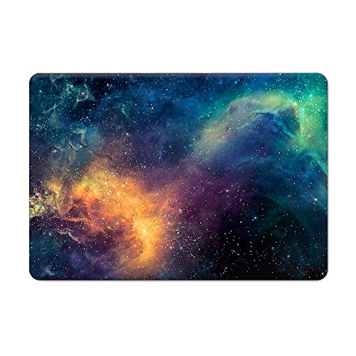 KONKY Macbook Pro 15 A1707 Hülle (2016 freigegeben), Schützende Soft-Touch HartschaleTasche Schutzhülle Snap Case für Neueste 2016 Apple MacBook Pro 15 „Zoll mit Touch Bar und Touch-ID, Gelbe Sternennacht - 2