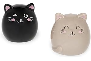 Legami - Set Sale e Pepe in Ceranica,Tema Kitty, in Ceramica Decorati a Mano