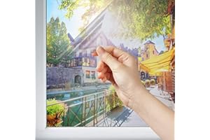 Dimexact Pellicola Adesiva Anti UV e Anti Scolorimento, Incolore - Adesivo, Larghezza 1,52 m, in Rotolo