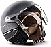 Produktbild SOXON SP-325-PLUS Titanium Ace · Chopper Cruiser Retro Biker Mofa Bobber Scooter-Helm Pilot Jet-Helm Helmet Roller-Helm Vintage Motorrad-Helm Vespa-Helm · ECE zertifiziert · inkl. Sonnenvisier · inkl. Stofftragetasche · Grau · L (59-60cm)