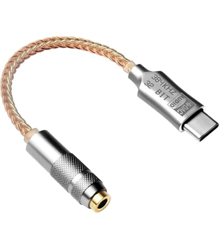 Adattatore Audio Da USB-C A Jack 3.5mm – Per Telefoni Android, Tablet, Tipo C – Nero