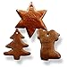 Produktbild Lebkuchen Rohlinge als Set, je 5x Stern, Tannenbaum und Nikolaus Schuh - Ein Spaß für Jung und Alt bietet die Selbst Verzierung, wunderbar als Baumschmuck