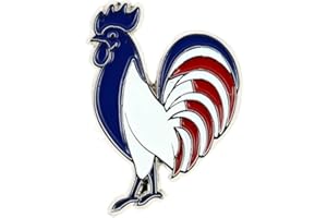 CLJ CHARLES LE JEUNE Pin's Coq Patriote Design - Animaux - qualité de finition - Epingle - Broche - Badge - PINS PATRIOTES FRANCE