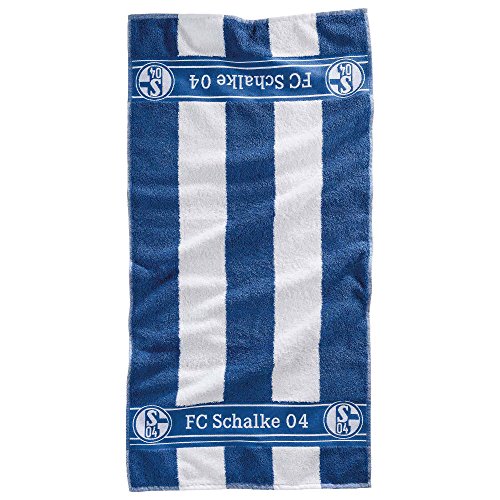 Preisvergleich Produktbild FC Schalke 04 Handtuch Blockstreifen