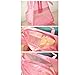 HENGSONG Transparent PVC Makeup Bag Toiletry Travel Wash Cosmetic Bag (Pink)