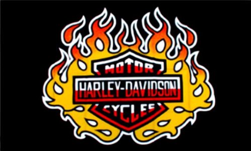 Harley Davidson Flag 5ft x 3ft