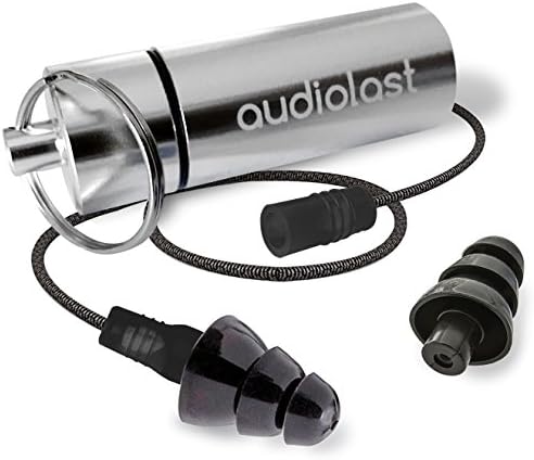 Look audiolast Ear Plugs for Sleeping, Gardening, Working, Transparent with Silver Aluminum Case. Create a Calm and Soothing. Reusable. Snr: 28 Decibels