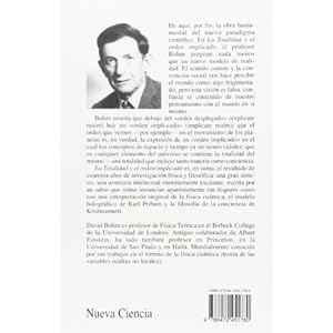 La Totalidad Y El Orden Implica (Nueva Ciencia)