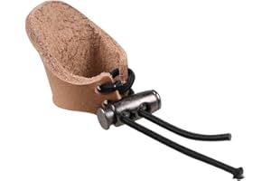 Vaorwne Thicken Cow Leather Thumb Finger Tip Protector Guard Ring Tab Leather Hunting Practice Archery Pull Bow Glove New