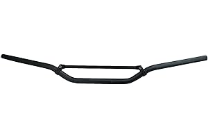 ALCHEMY PARTS Carbon Look Motorbike Handlebars - Braced - 22mm 7/8" for Motocross Streetfighter Trail Bike