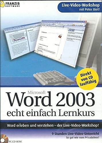 Word 2003 Lernkurs echt einfach [German Version]