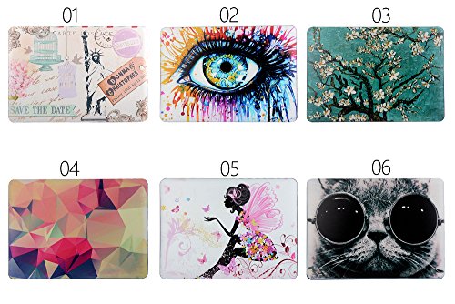 MacBook Pro 13 Retina Hülle, AOMO MacBook Pro 13,3 Zoll Retina Kunst Malerei Serie Matte Silky-Smooth Hard Shell Hülle Cover für Macbook Pro 13.3 Mit Retina Display (Modell: A1706 / A1708) – Buntes Katzenmuster 06 - 5