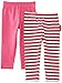 Toby Tiger Baby Girls Organic Pack Striped Set of 2 Leggings