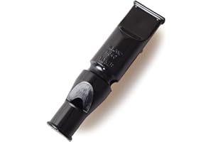 ACME Gwizdek z podwójnym dźwiękiem nr 640, gwizdek dla psa, czarny - gwizdek dla psa do szkolenia psów i edukacji psów