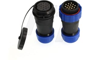 HANGTON CONNECT HangTon HE29 Connecteur électrique circulaire industriel étanche 12-15 mm Prise de câble (14 broches)