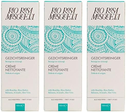 (3 PACK) - Rio Trading Rosa Mosqueta Cream Cleanser | 100ml | 3 PACK - SUPER SAVER - SAVE MONEY