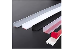 AIDEHUAKEJI Seuil De Douche Barrage D'Eau,Barriere De Douche Anti DéBordement,Joint Douche,Joint Porte Douche,BarrièRe Eau Douche,Joint De Porte De Douche,Pour Cuisine,Salle De Bain,Noir,200 CM