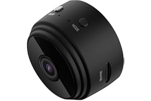 QIANEFFORT Spy Camera,Mini Camera Spy Cameras,1080P HD Small Camera Spy Camera Hidden,Portable Wide Angle Spy Camera WIFI Hidden Cameras for Home,Small Hidden Camera with App/Motion Detection/Night Vision