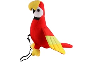 Laroal Shoulder Parrot Prop Parrot Stuffed Animal Stuffed Parrot Pirate Costume Accessory for Halloween Cosplay Costumes Props