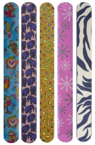 FunkyNailFile FunFiles (PACK of 5 DESIGNS MAY VARY)