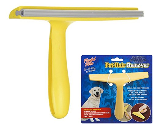 FABULOUZ Wonder Pet Hair Remover Dog Cat Carpet Drapes Sofa Chair Rubber Wiper Cleaning