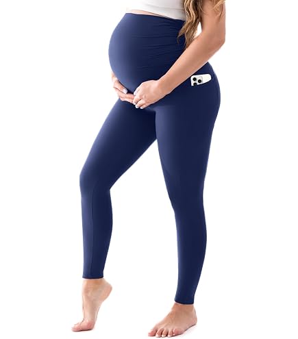 Maternity Leggings, High Waist Bequeme Herbst Blick Produktbild-Vorschau 3