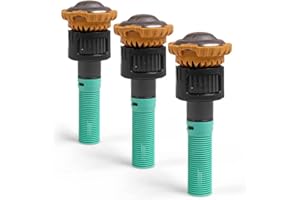 GNCGARDEN Lot de 3 buses rotatives RainBird R-VAN 18 - Rain Bird Buses à franges réglables 45 ° - 270 ° - Portée 4 à 5,5 m - Buses pour diffuseurs/arroseur Rain Bird