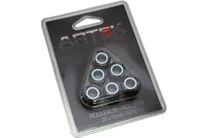 Galet rouleau de variateur Artek pour Scooter Yamaha 125 Xmax 2006 à 2020 20x12 9Grs Neuf